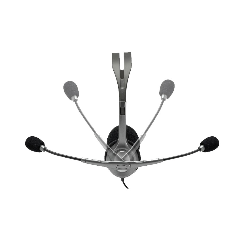 Tai nghe chụp tai, có dây Logitech H110/ H111/ H150/ H151, Âm thanh nổi, 2 giắc, Chính hãng - Bảo hành 12 tháng