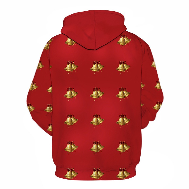 Áo hoodie In Họa Tiết Ông Già Noel 3D Thời Trang Cho Nam