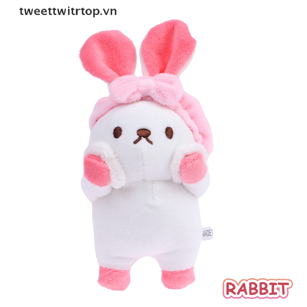 Đồ chơi nhồi bông Mềm Mại Treo Móc Khóa Tạo Hình Động Vật Dễ Thương