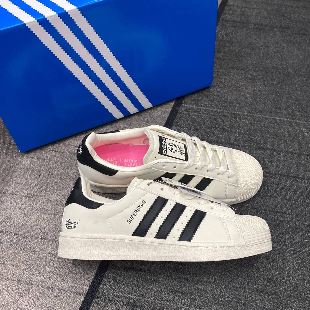 Giày Adidas Superstar bản mới nhất 2022, giày Superstar bản cao cấp full phụ kiện