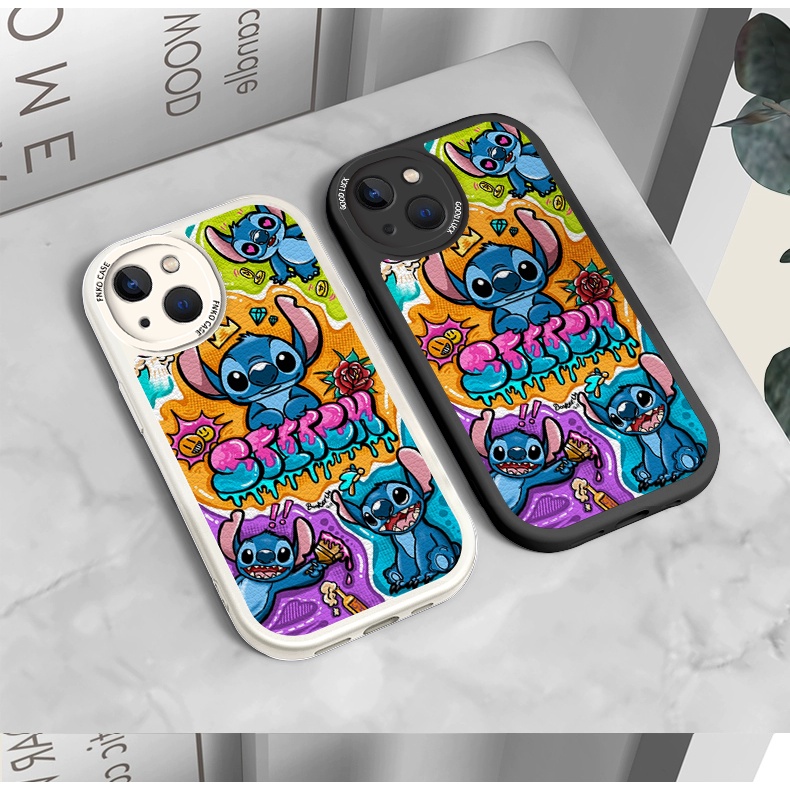 Disney Ốp Điện Thoại Silicon Mềm Chống Sốc Hình Lilo &amp; Stitch Cho IPhone 14 12 PRO 12 Mini 11 13 PRO Max Xs Max XR 6 7 8 Plus