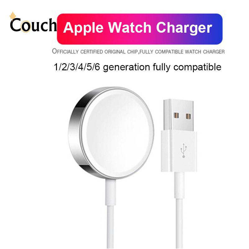 Apple Loạt Đồng Hồ 1/2/3/4/5/6 iWatch không dây Cáp Sạc Từ Tính Sét cho iPhone couch