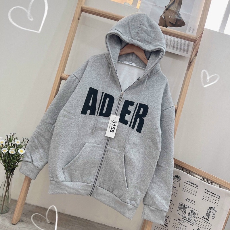 Áo Khoác Nỉ Bông Hoodie Zip In Chữ (hình thật) Áo Nỉ Hoodie Unisex Nam Nữ Đều Mang Được
