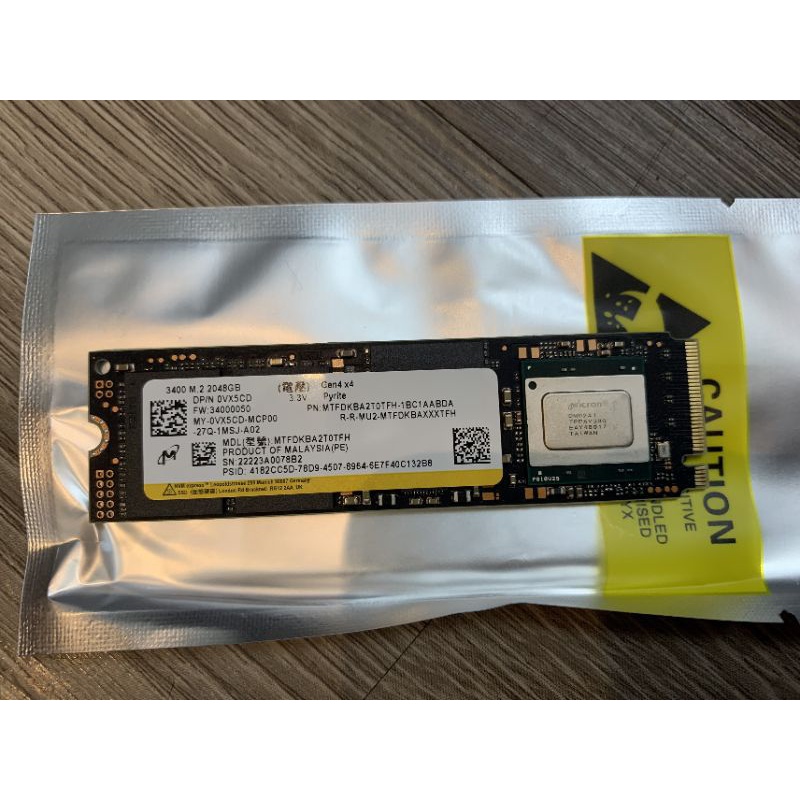 Ổ cứng SSD 512GB / 1TB - M2 NVMe 2280 - Micron 3400 PCIe Gen4x4