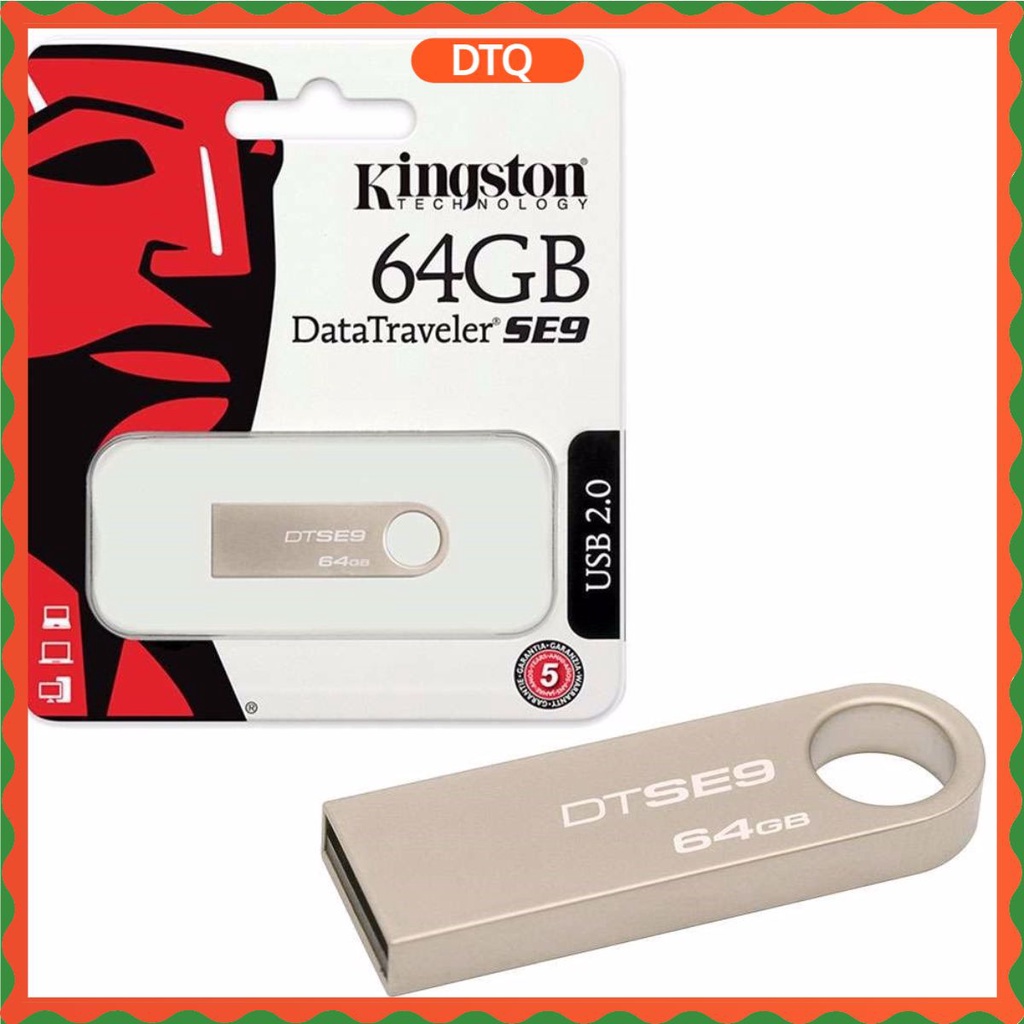USB Kington 64G (DTSE9) - Bảo Hành 1 Năm - 1 Đổi 1