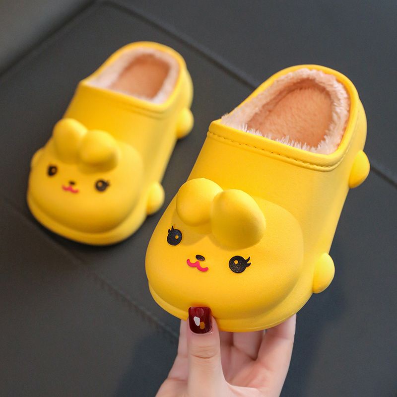 Giày Cotton Chống Trượt Không Thấm Nước Giữ Ấm Hình Thỏ Dễ Thương Phong Cách Mới 2022 Cho Mẹ Và Bé