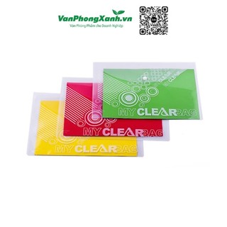 Clear bag ( Túi khuy) Khổ Mỏng - Trung - Dầy (1 chiếc)