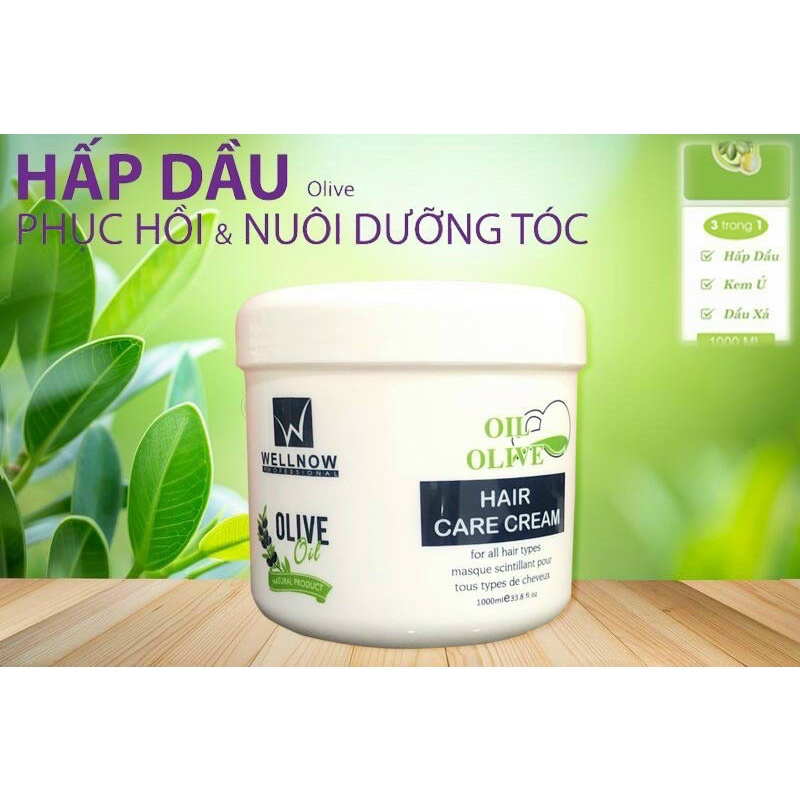 HẤP DẦU WELLNOW TINH CHẤT OLIVE mẫu mới - 1000ML