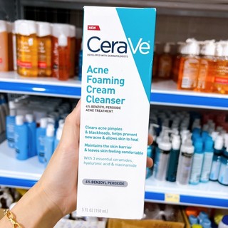 Sữa rửa mặt CRV Acne Foaming Cream Cleanser chứa 4% Benzoyl Perixide 150ml