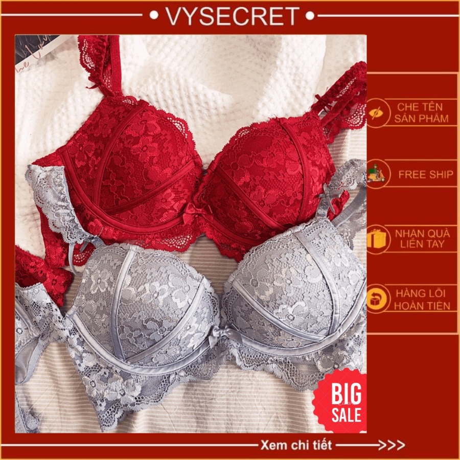 BỘ LÓT REN SEXY 💥 CÓ MÃ GIẢM GIÁ 💥 áo siêu nâng đẩy,định hình phom ngực siêu xinh w028