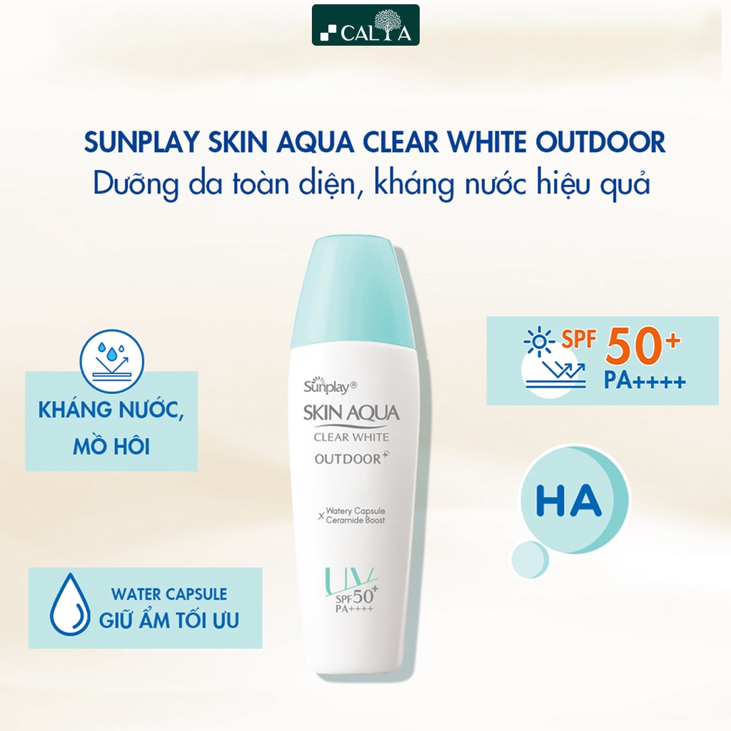 Kem Chống Nắng Sunplay Dạng Gel Dùng Khi Vận Động Mạnh Ngoài Trời - Sunplay Skin Aqua Outdoor+ SPF50+ PA++++ 30g