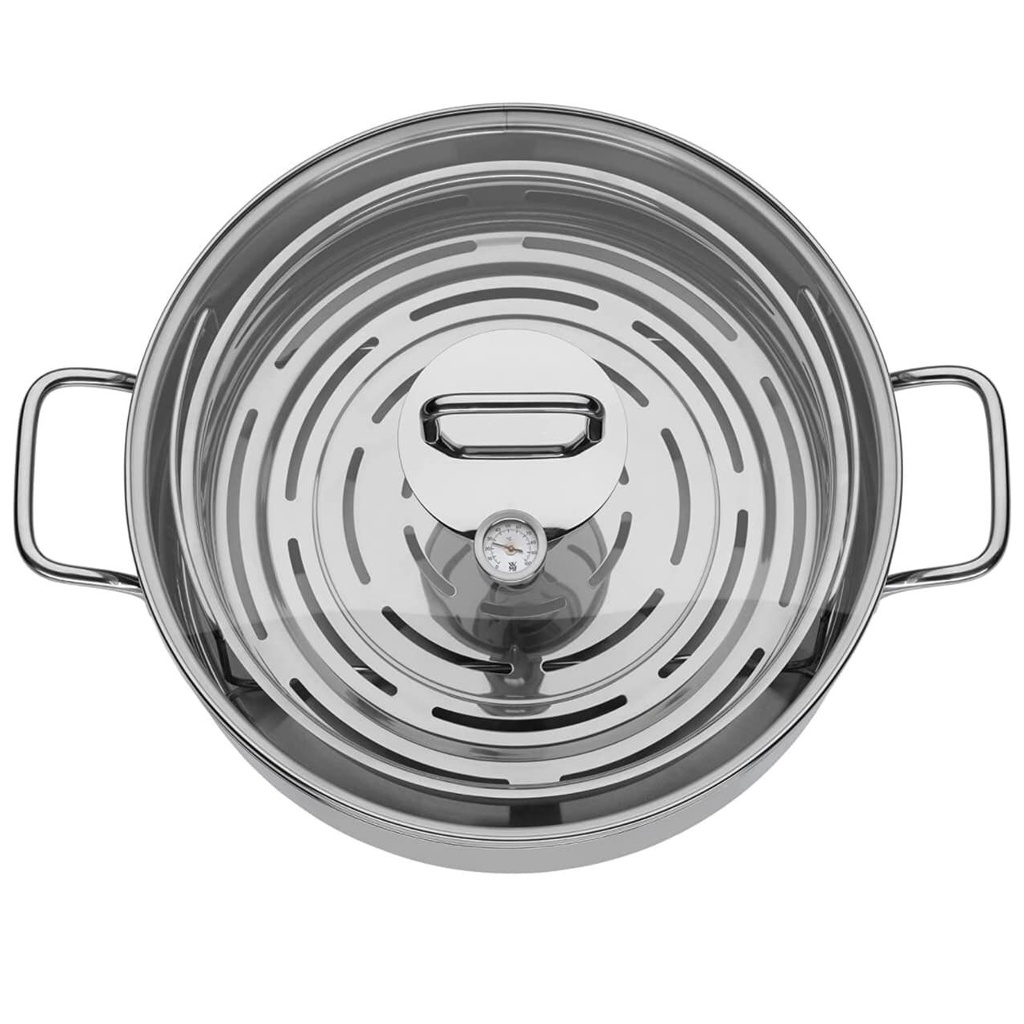 Nồi lẩu hấp đa năng WMF 28cm 5L lẩu, hấp, rán, áp chảo kèm vung kính