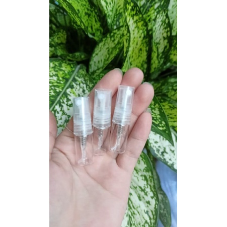 Chai Chiết Thủy Tinh 2ml Nắp Nhựa - Lọ Chiết Nước Hoa Thủy Tinh Dạng Xịt 2ml
