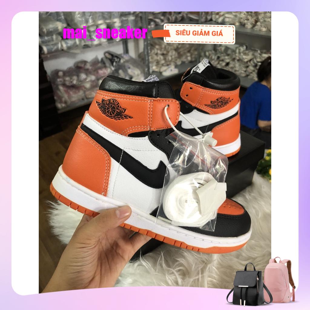 Giày Jodan Cổ cao Màu Cam, giày jd hight orange nam nữ ✔full bill box ✔