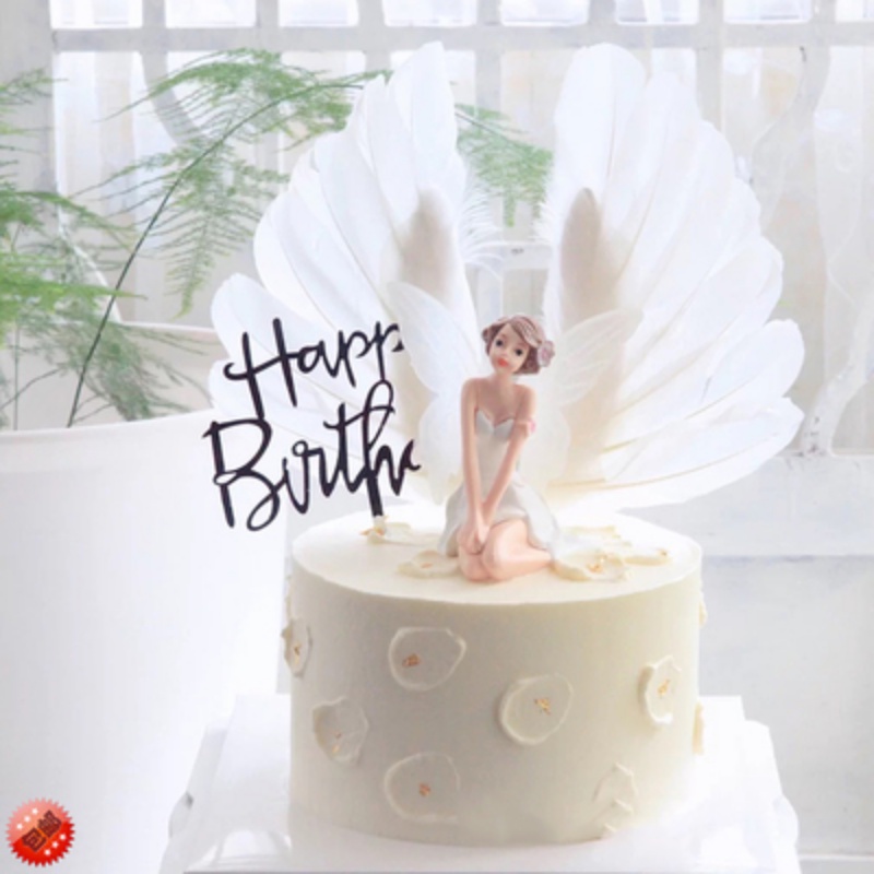 Cánh Thiên Thần Trang Trí Bánh Kem