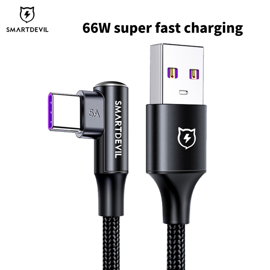 Smartdevil Dây Cáp Sạc Nhanh Loại C 2m 66w Cho Huawei 5A