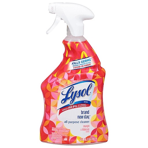 CHAI XỊT VỆ SINH ĐA NĂNG LYSOL ALL PURPOSE CLEANER HƯƠNG XOÀI (946ml) - Hàng Nhập USA Chính Hãng