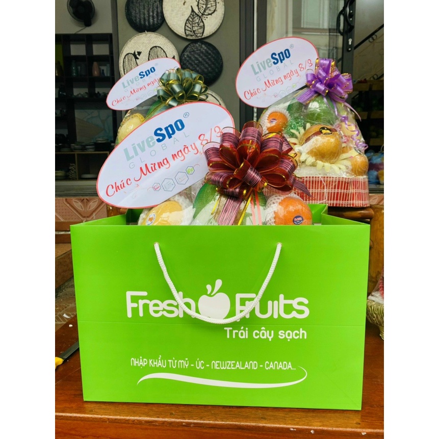 Túi Giấy Đựng Hoa Quả, Trái Cây Nhập Khẩu 1kg, 3kg, 5kg