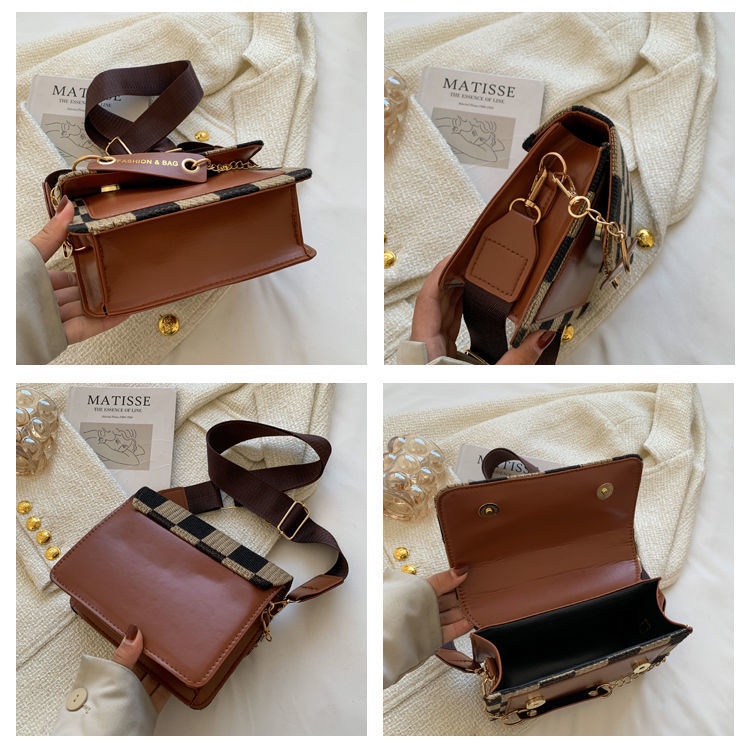 Túi Đeo Chéo Dáng Vuông Nhỏ Thời Trang Thu Đông 2022 Cao Cấp Cho Nữ FT7320