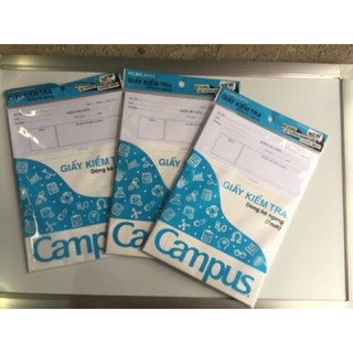 Giấy kiểm tra kẻ ngang campus