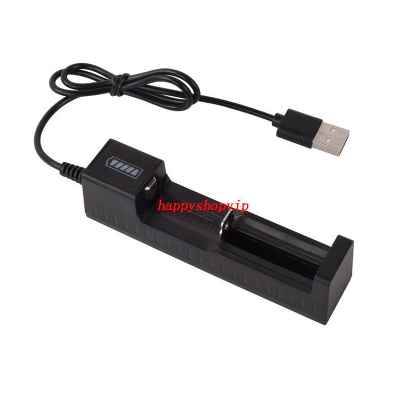 Bộ Sạc USB Phổ Quát HSV Cho Pin Li-ion 1 Khe Cắm 4.2V 18650 18490