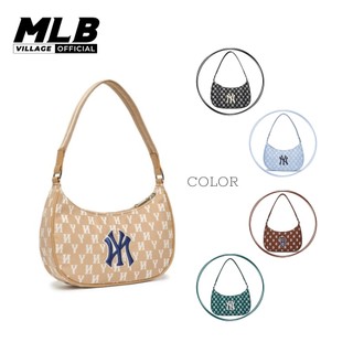 Túi mlb monogram jacquard hobo - túi kẹp nách mlb nữ chính hãng 3abqs102n