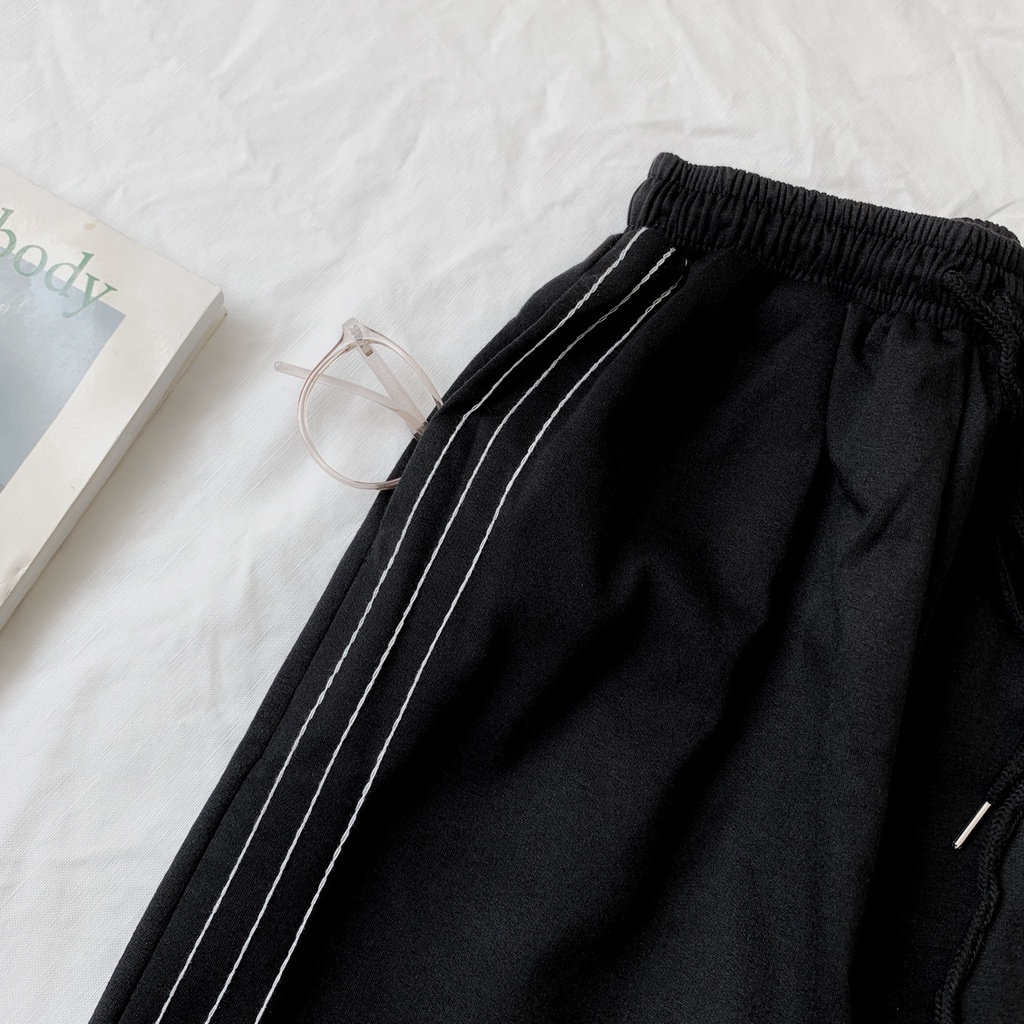 Quần Vải Nữ Ống Rộng JEM CLOSET Lưng Chun Co Giãn Vải Tây Poly Thoải Mái Minow 2854