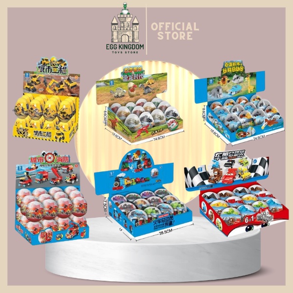 Trứng đồ chơi, đồ chơi trứng lego con vật ngộ nghĩnh, đáng yêu - EGG KINGDOM