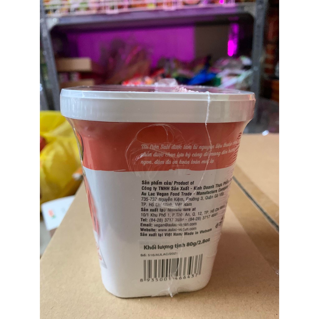Mì Trộn Sa Tế Chay - Hộp 80g