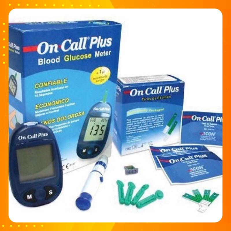 Máy Đo Đường Huyết Acon On Call Plus + Tặng hộp 25 que thử