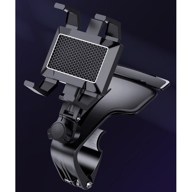 Giá đỡ kẹp điện thoại vô lăng để trên xe hơi ô tô xoay 360 độ chống rung treo đa điểm trên taplo