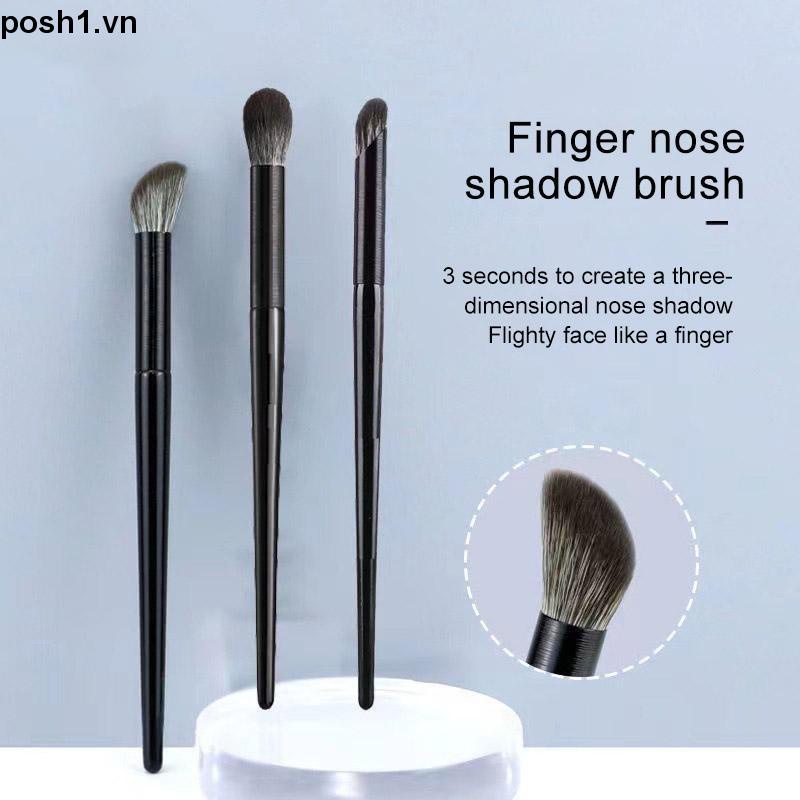 💌hình đầu ngón tay bàn chải đánh bóng mũi/Cọ vẽ đường viền/Cọ trang điểm cầm tay đa chức năng