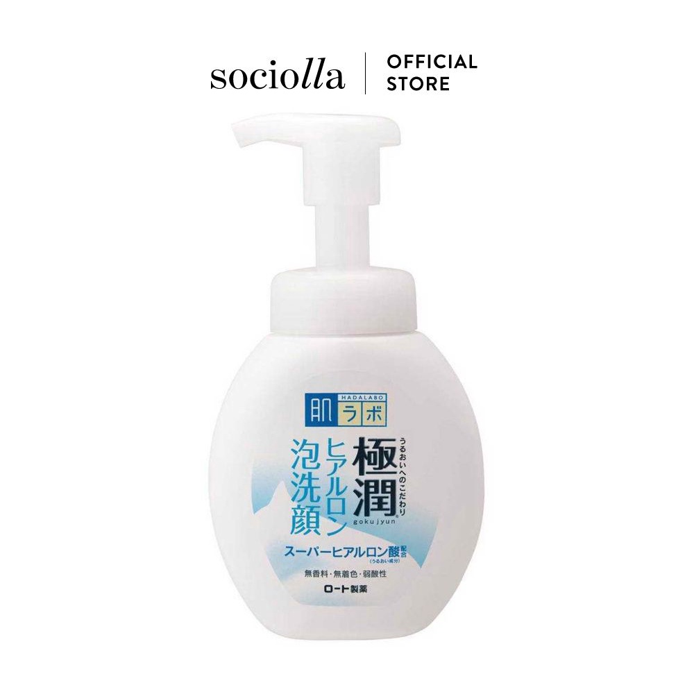 Bọt Rửa Mặt Dưỡng Ẩm Hada Labo Gokujyun 160ml