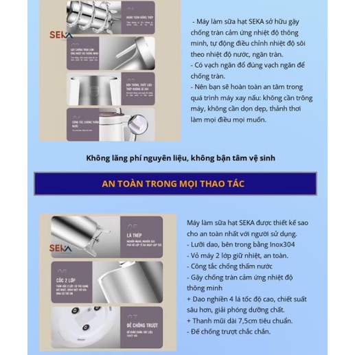 Máy làm sữa hạt đa năng, máy xay sữa hạt, xay nấu cháo, xay sinh tố tiện lợi