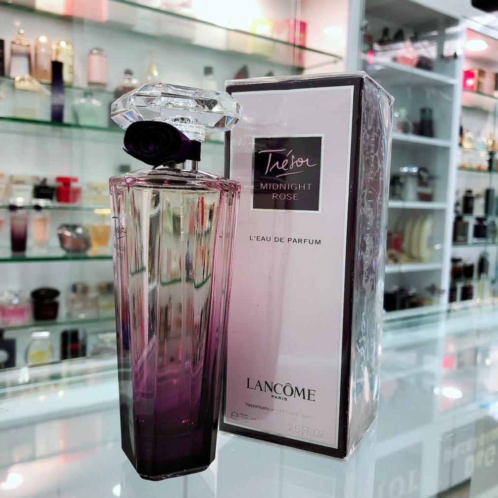 Fullbox Nước hoa nữ Lancome Tresor Midnight Rose EDP - Hương quả mâm xôi suyến rũ, bí ẩn