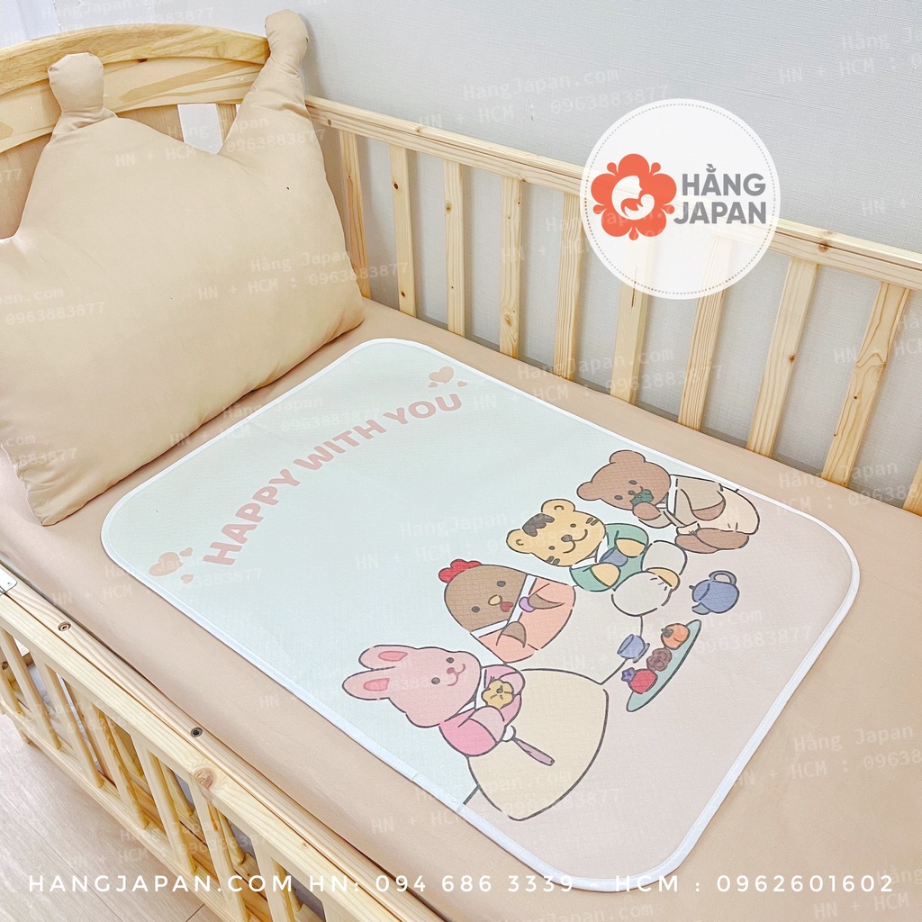 Lót chống thấm mẫu mới 50*70cm họa tiết ngẫu nhiên