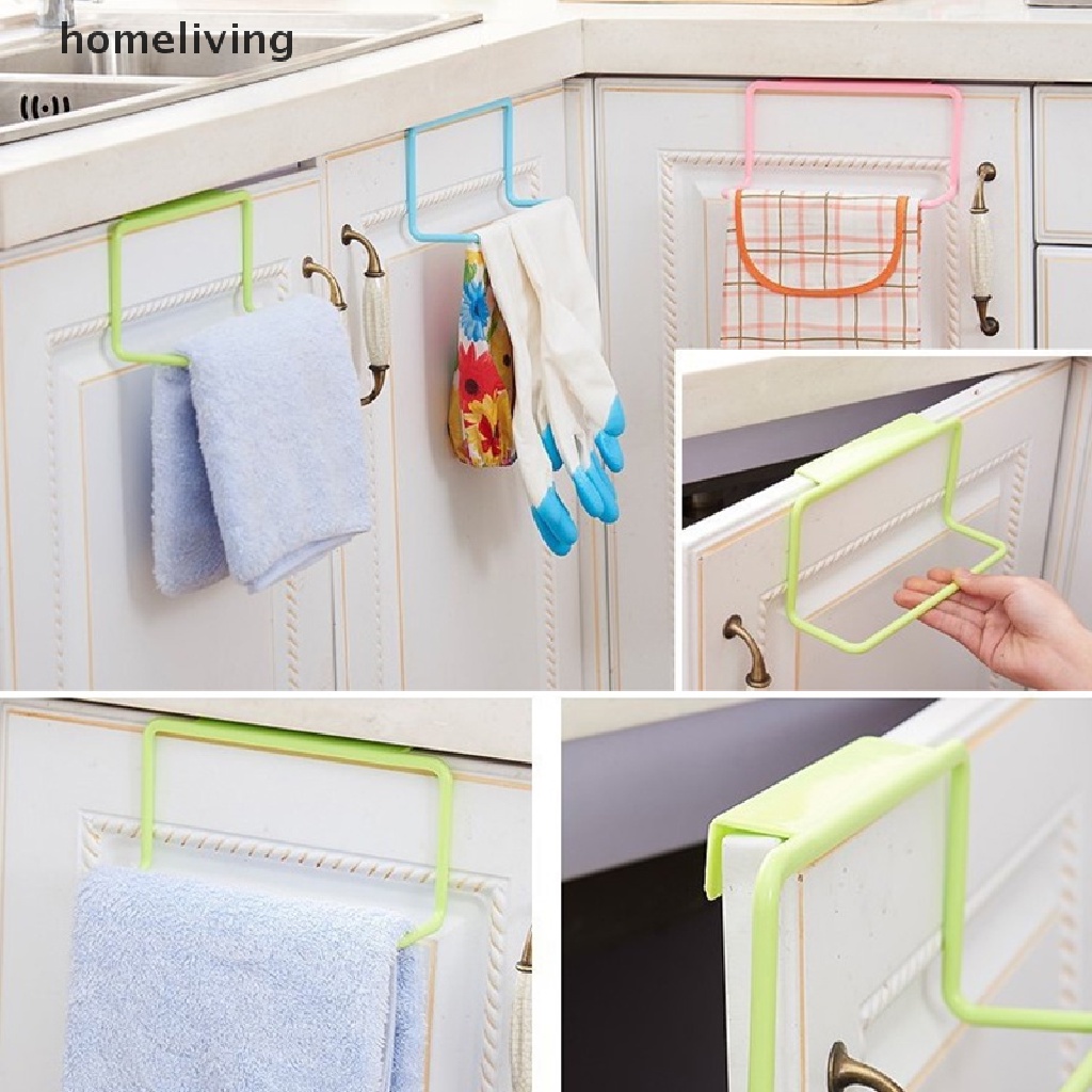 1 Giá Đỡ Treo Khăn Gắn Cửa Tủ Nhà Bếp / Phòng Tắm