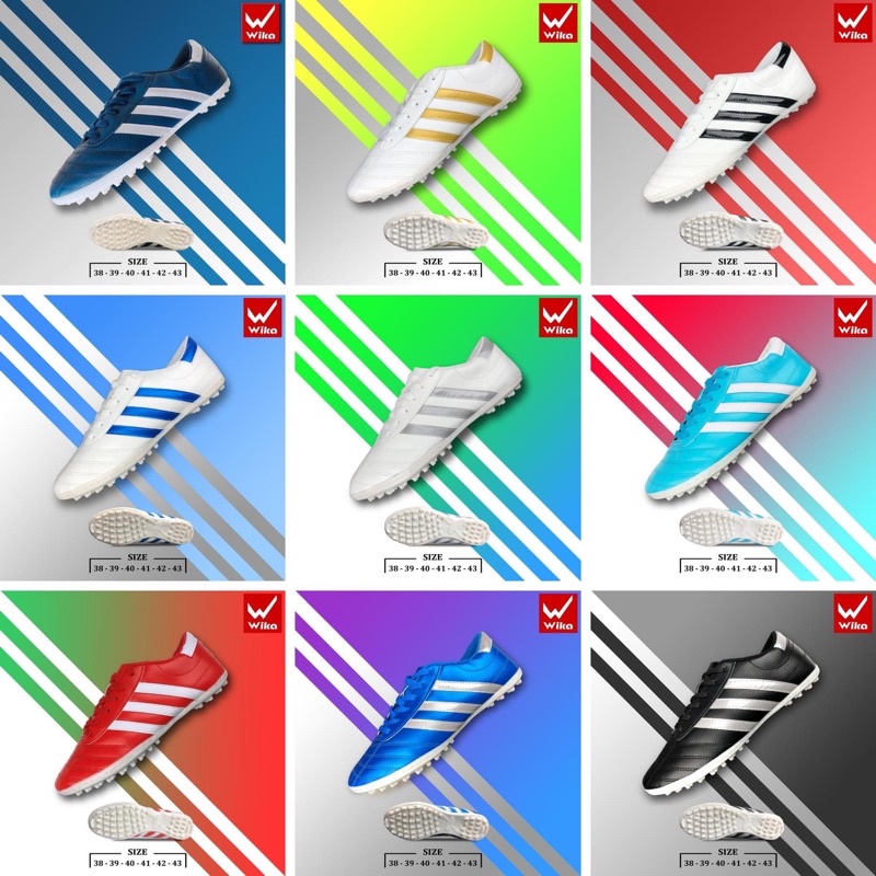 GIÀY BÓNG ĐÁ WIKA 3 Sọc giá rẻ