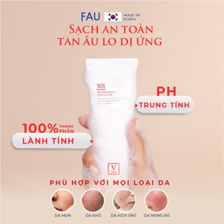 – Sữa rửa mặt tạo bọt lành tính, sạch sâu lỗ chân lông, an toàn cho da nhạy cảm