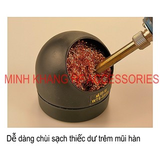 Bùi nhùi chùi mỏ hàn thiết/ dụng cụ chùi mò hàn//Bùi nhùi làm sạch mỏ hàn/Cleaner Soldering Iron Tip Mouth