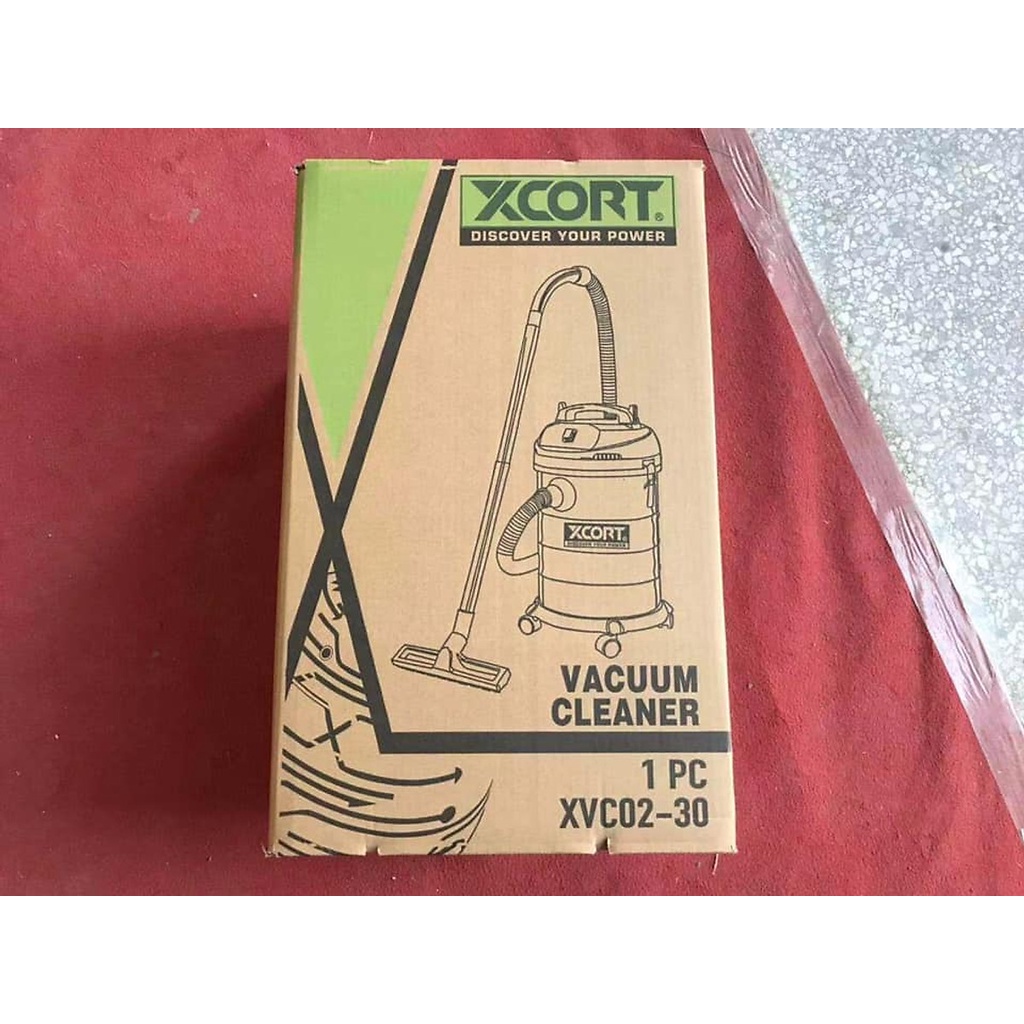 Máy Hút Bụi Công Nghiệp, Hút Bụi Khô Và Ướt 30L 2000W XCORT Chính Hãng