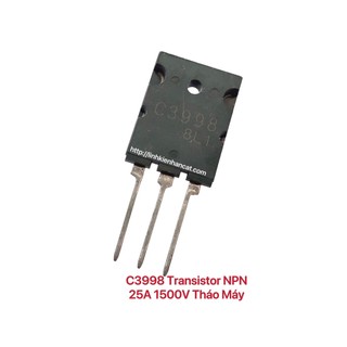 C3998 transistor npn 25a 1500v tháo máy