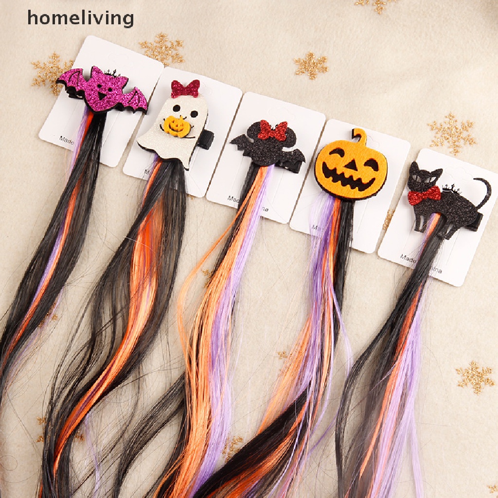 Kẹp Tóc Hình Phù Thủy Mini Dễ Thương Trang Trí Halloween