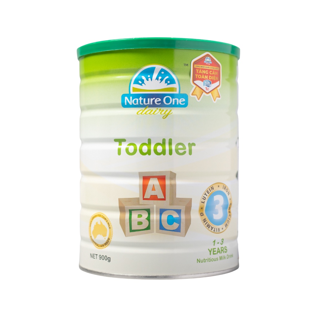 Sữa Công Thức NATURE ONE Dairy Toddler Nutritious Milk Drink Step 3 Dành Cho Trẻ Hộp 900g