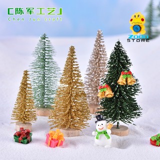 Các mẫu tiểu cảnh cây thông trang trí Noel, tiểu cảnh, terrarium, DIY