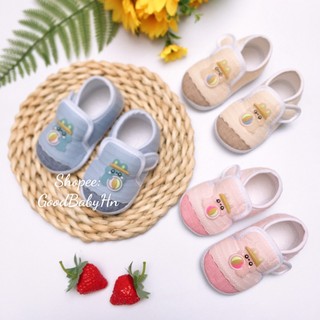 Giày vải tập đi cho bé sơ sinh 3-12 tháng tuổi, đế chống trơn trượt