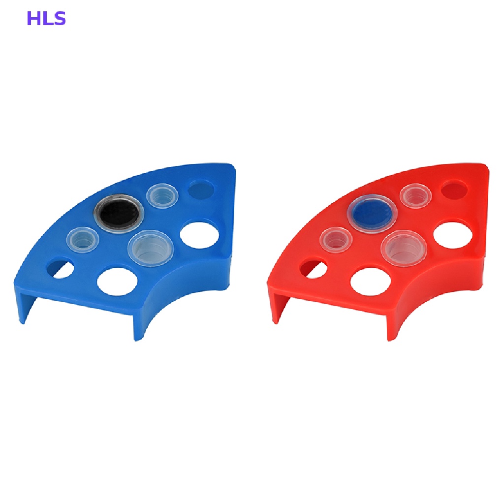 Giá Đỡ Cốc Mực Xăm 8 Lỗ Bằng Nhựa Tiện Dụng