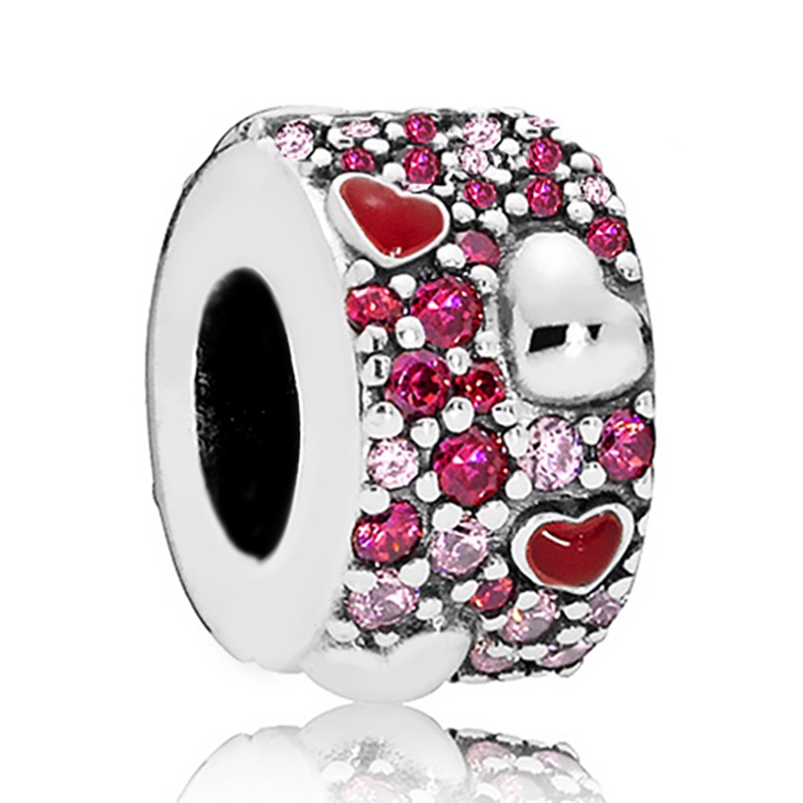 Hạt Charm Hình Cầu / Ngôi Sao Màu Sắc Bạc Dùng Làm Trang Sức DIY