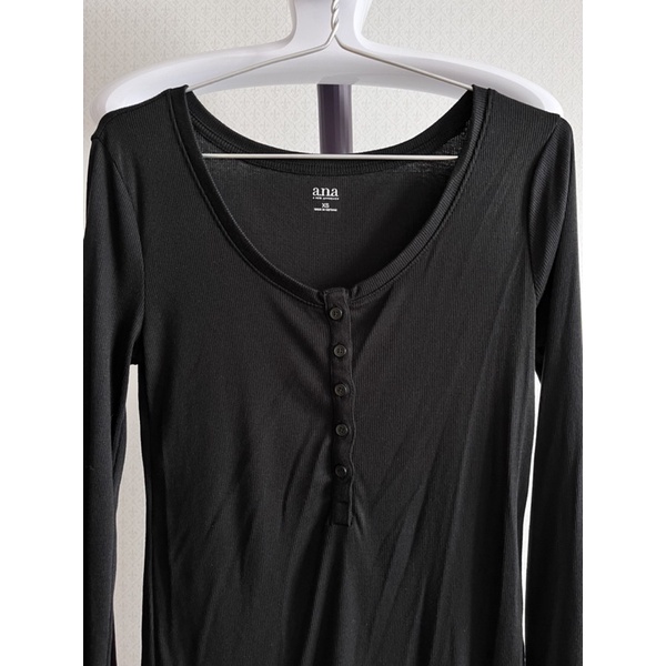 Thanh lý/pass áo thun tăm dài tay đen size M