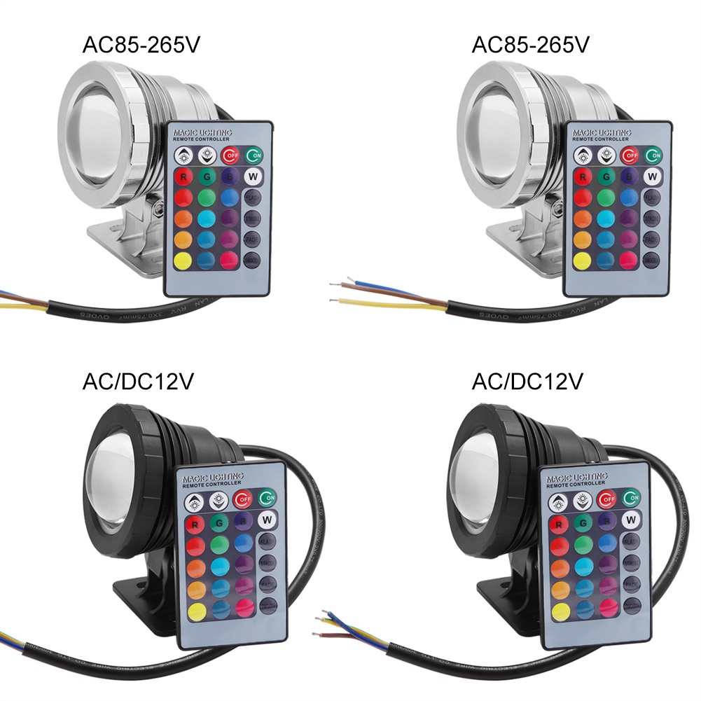 Có thể bán buôn Đèn LED RGB dưới nước Chống thấm Đa màu sắc cho Đài phun cảnh quan tiêu điểm sân vườn ngoài trời Sodium075 Hàng giao ngay